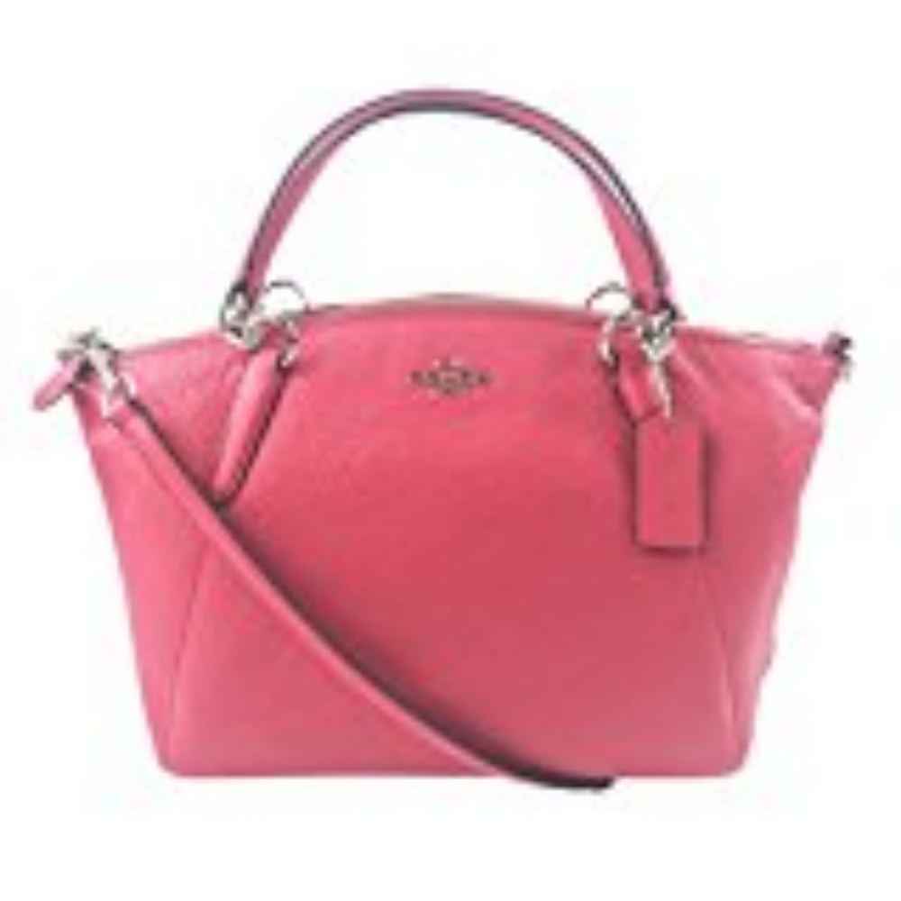 REDUCED LAST ONE! Coach Satchel Pebble Leather NWT - Picture 1 of 2